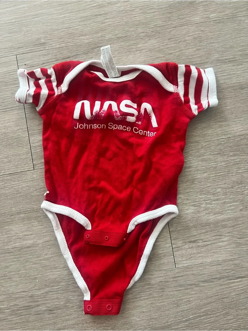 Red Baby One-Piece Bodysuit